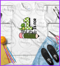 Load image into Gallery viewer, 1 Is For First Grade Boy Version Full Color Transfers