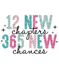Load image into Gallery viewer, 12 New Chapters Faux Bling Full Color Transfers
