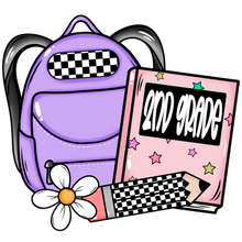 Load image into Gallery viewer, All Grades Backpack- Put In Notes And Backpack Color Full Color Transfers