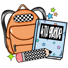 Load image into Gallery viewer, All Grades Backpack- Put In Notes And Backpack Color Full Color Transfers