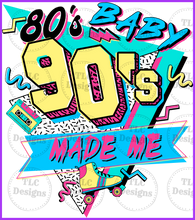 Load image into Gallery viewer, 80S Baby Full Color Transfers