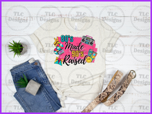 Load image into Gallery viewer, 80S Made Me 90S Raised Full Color Transfers