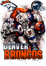 Load image into Gallery viewer, Denver Broncos Full Color Transfers