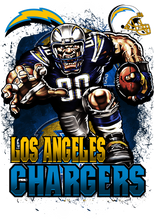 Load image into Gallery viewer, Los Angelas Chargers Full Color Transfers