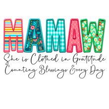 Load image into Gallery viewer, She Is Clothed- Mamaw Full Color Transfers