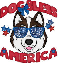 Load image into Gallery viewer, Patriotic Dogs - Add Breed In Notes Please Full Color Transfers