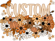 Load image into Gallery viewer, Fall Floral Names Custom Full Color Transfers
