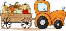 Load image into Gallery viewer, Fall Tractor Full Color Transfers