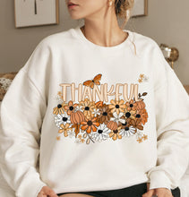Load image into Gallery viewer, Fall Floral Names Thankful Full Color Transfers