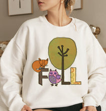 Load image into Gallery viewer, Fall Fox And Owl Full Color Transfers