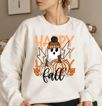 Load image into Gallery viewer, Happy Fall Ghost Checkered Full Color Transfers