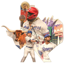 Load image into Gallery viewer, Texas Rangers Retro Full Color Transfers