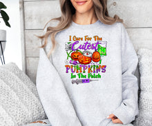 Load image into Gallery viewer, I Care For The Cutest Pumpkins In Patch Full Color Transfers