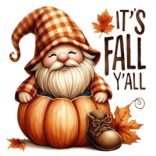 Load image into Gallery viewer, It’s Fall Yall Gnome Full Color Transfers