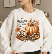 Load image into Gallery viewer, Just A Girl Who Loves Fall 2 Full Color Transfers