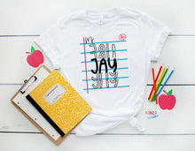 Load image into Gallery viewer, Personalized Teacher Name On Notebook Full Color Transfers