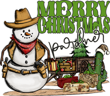 Load image into Gallery viewer, Merry Christmas Pardner Full Color Transfers