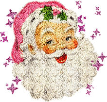 Load image into Gallery viewer, Sequin Santa Full Color Transfers