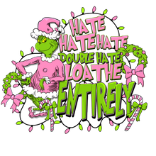 Load image into Gallery viewer, Pink Grinch Full Color Transfers