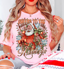 Load image into Gallery viewer, Cheers To The Holidays Full Color Transfers