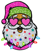 Load image into Gallery viewer, Santa With Sequins Full Color Transfers