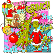 Load image into Gallery viewer, Stink Stank Grinch Full Color Transfers