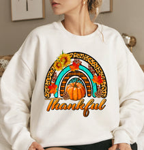 Load image into Gallery viewer, Thankful Pumpkin Rainbow Full Color Transfers