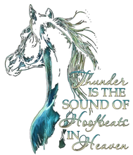 Load image into Gallery viewer, Thunder Is The Sound Of Hooves Full Color Transfers
