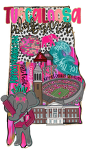 Load image into Gallery viewer, Alabama Roll Tide Bright Colors Full Color Transfers