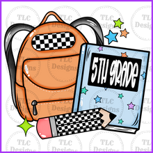 Load image into Gallery viewer, All Grades Backpack- Put In Notes And Backpack Color Full Color Transfers