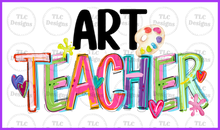 Load image into Gallery viewer, All Teacher - Art Assistant Principal Computer Music Pe Phys Ed Substitute Word Sped & Full Color