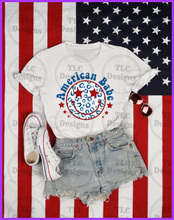 Load image into Gallery viewer, American Babe - Blue Full Color Transfers