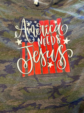Load image into Gallery viewer, America Needs Jesus Full Color Transfers