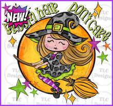 Load image into Gallery viewer, Broom Hair Don’t Care Light Full Color Transfers