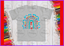 Load image into Gallery viewer, Cat In The Hat Rainbow Full Color Transfers