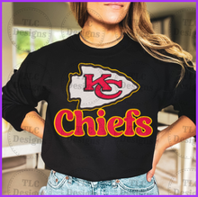 Load image into Gallery viewer, Chiefs Faux Embroidery Full Color Transfers
