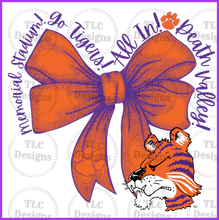 Load image into Gallery viewer, Clemson Tiger Coquette Full Color Transfers