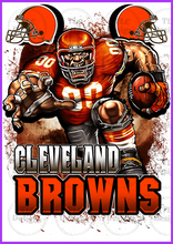 Load image into Gallery viewer, Cleveland Browns Full Color Transfers