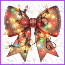 Load image into Gallery viewer, Coquette Christmas Lights Full Color Transfers