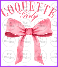 Load image into Gallery viewer, Coquette Girly Full Color Transfers