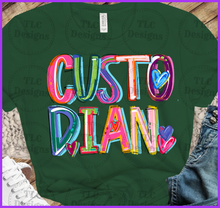 Load image into Gallery viewer, Custodian Cheery Words Full Color Transfers