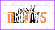 Load image into Gallery viewer, Fairfield Trojans Full Color Transfers