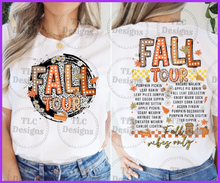 Load image into Gallery viewer, Fall Tour- Front Full Color Transfers