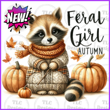 Load image into Gallery viewer, Feral Girl Full Color Transfers