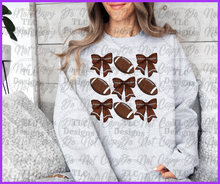 Load image into Gallery viewer, Football Coquette Full Color Transfers