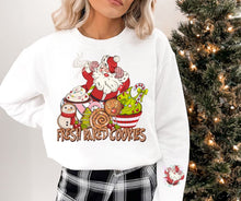 Load image into Gallery viewer, Fresh Baked Cookies With Santa Sleeve Design Full Color Transfers