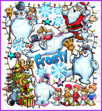 Load image into Gallery viewer, Frosty Town Full Color Transfers