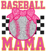 Load image into Gallery viewer, Baseball Mama Full Color Transfers