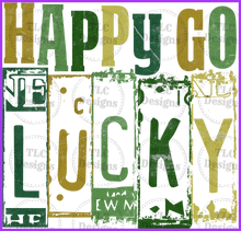 Load image into Gallery viewer, Happy Go Lucky Full Color Transfers