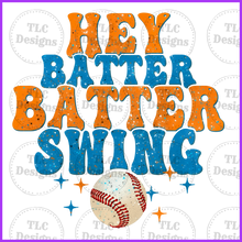 Load image into Gallery viewer, Hey Batter Confetti Full Color Transfers